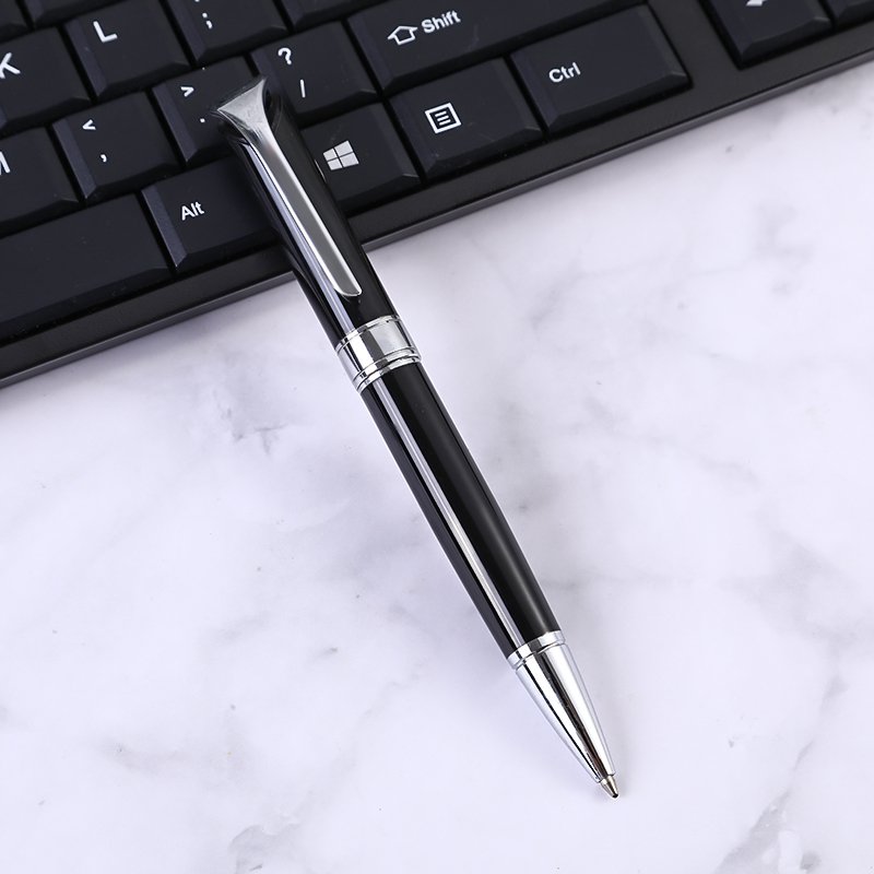 Unisex Premium Mass Pop Pen with 1.0mm Writing Width Customizable Logo on Metal and Plastic Materia