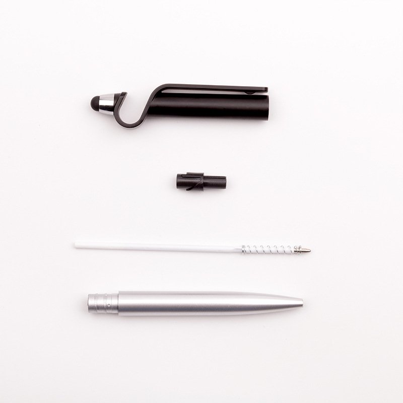Low MOQ Customized LOGO Printing Spot Plastic Multifunction 3-in-1 Mobile Phone Holder Touch Stylus Ballpoint Pen Novelty Body