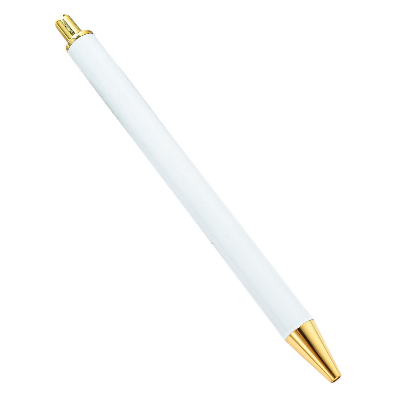 Metal Ballpoint Pen with Custom Logo Ready to Ship Heat Transfer Stylo for Promotion