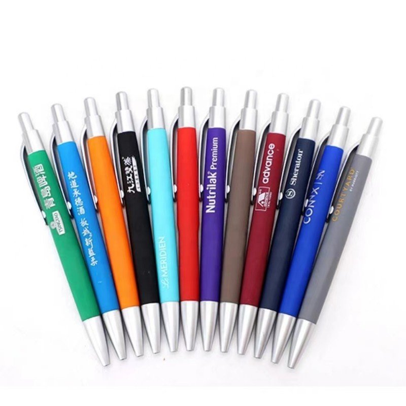 Eco Friendly ABS Plastic Pens with for Promotion Gifts Wholesale Promotional Roller Custom Ballpoint Pen with Logo Printing