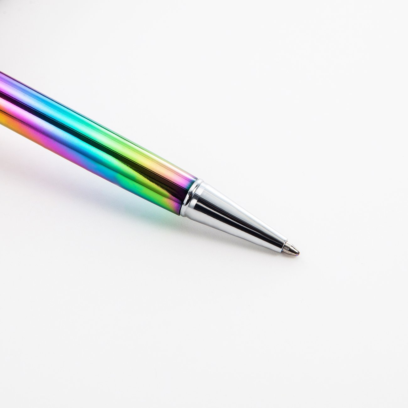 Factory wholesale manufacture premium stainless steel sequin floating glitter metal ball pen for promotional items