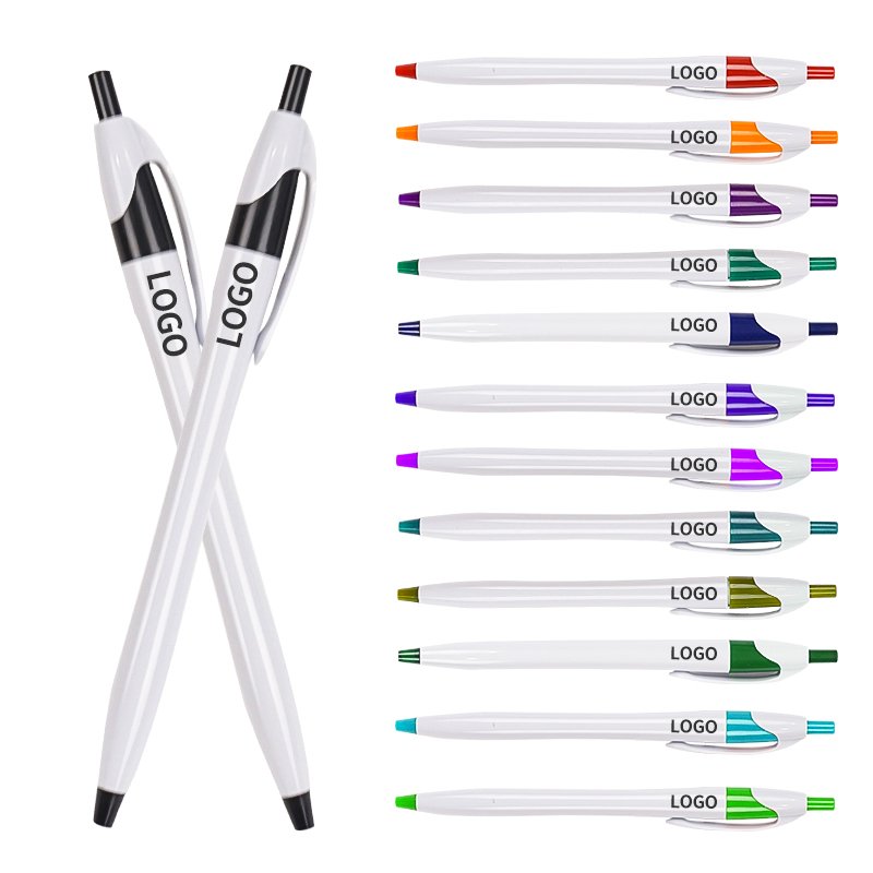 Promotional Custom Logo Novelty Ballpoint Pen Cheap 1.0 mm Plastic Writing Width Promotional Pen for Gifts