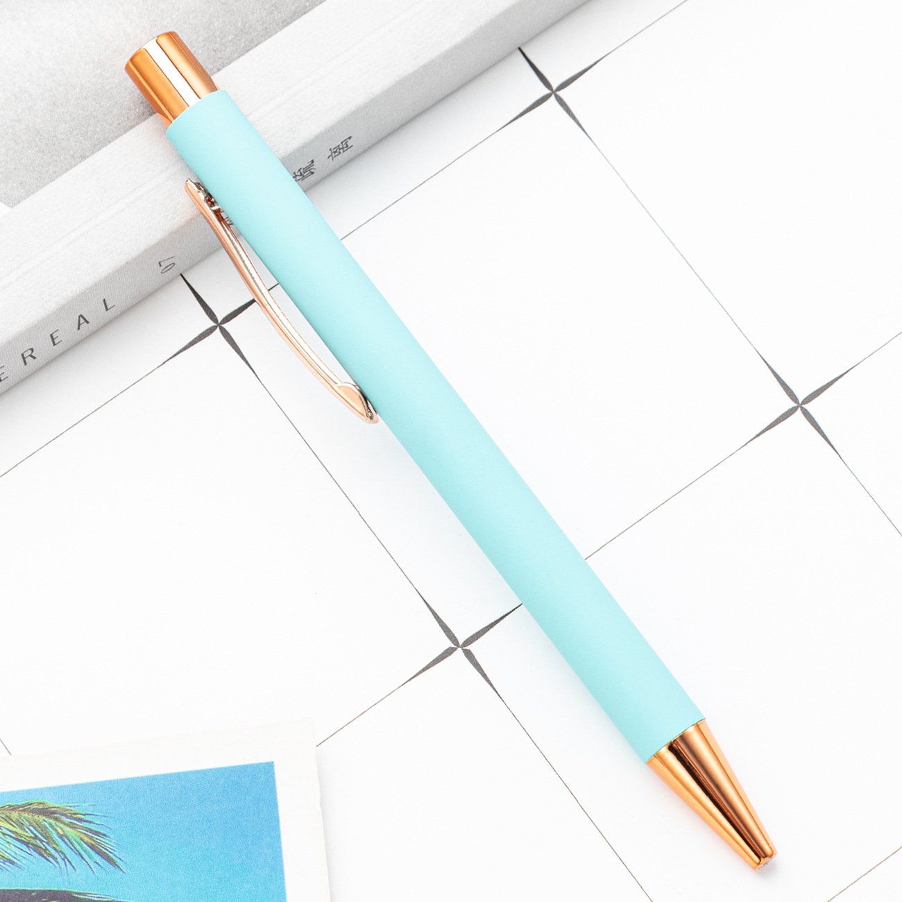 High Quality ballpoint pen Office stationery Student advertising gift pen Wholesale printable logo Metal ballpoint pen