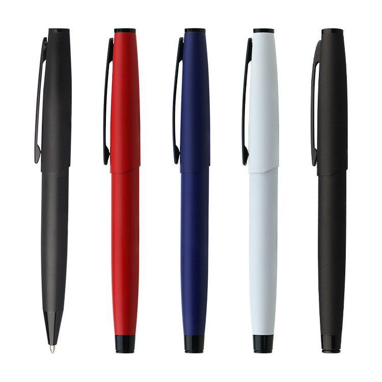 Matte Black Metal Ballpoint Pen Promotional Ball Pen with company logo for business gift