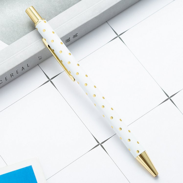 Factory Cheap Custom Pen Metal Click Ball Pen With Custom Full Color Heat Transfer Printing Pattern Metal Pen