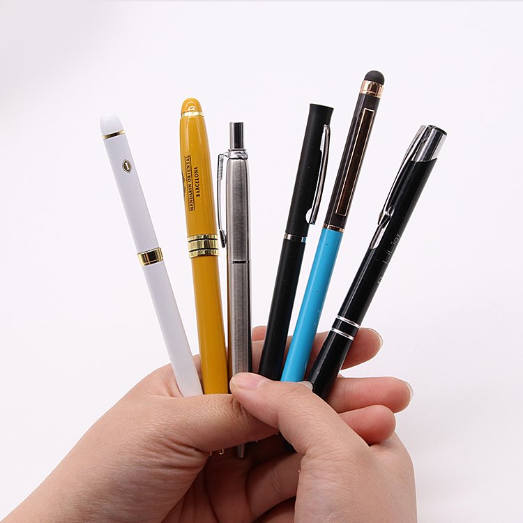 High Quality Promotional Gifts Ballpoint Pen Customer Logo Customization Printing Logo Pens Hotel Metal Pen