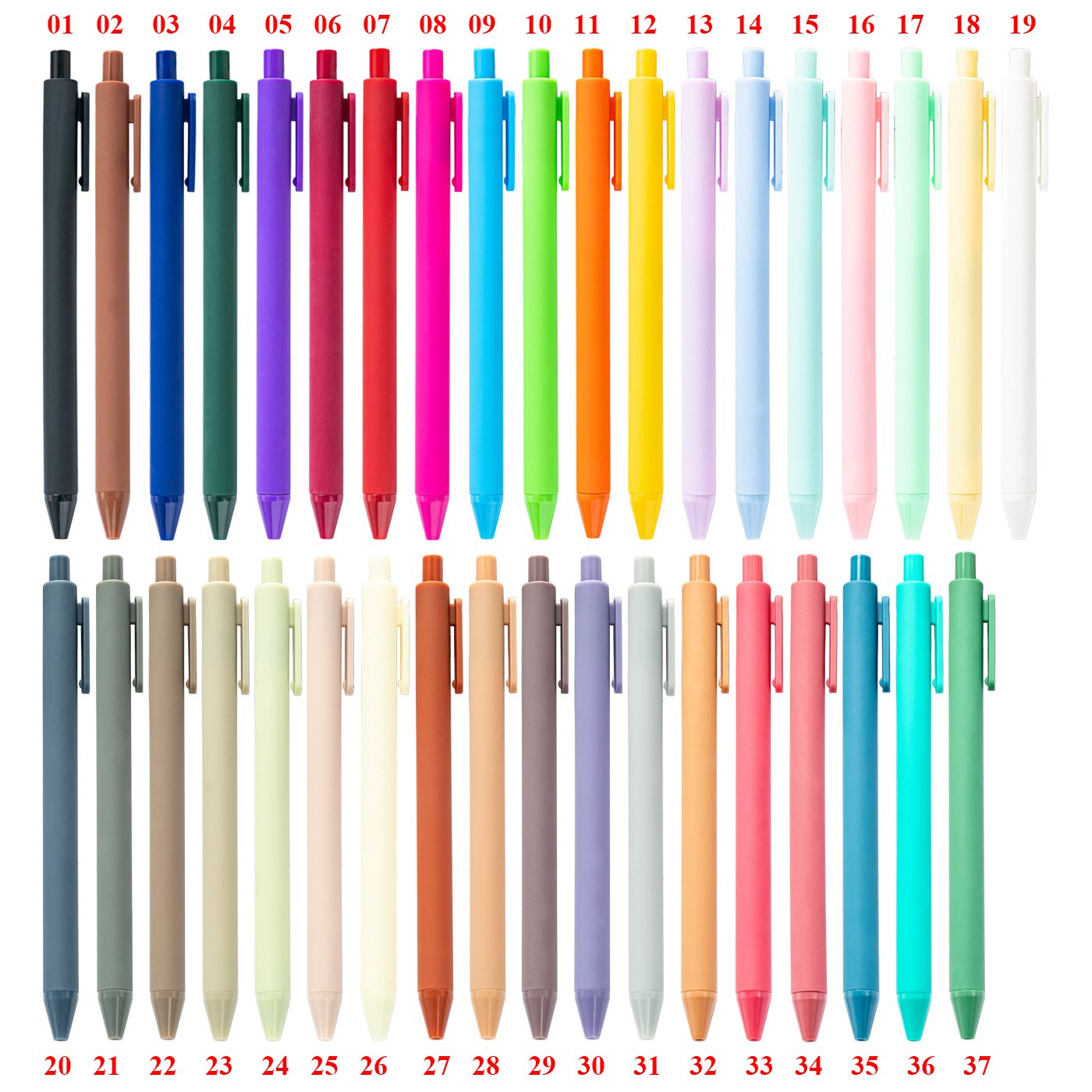 Wholesale Best Bulk Plastic Cheap Multicolored Rubber Coated Ballpoint Pens With OEM Custom Printed Logo For Stationery