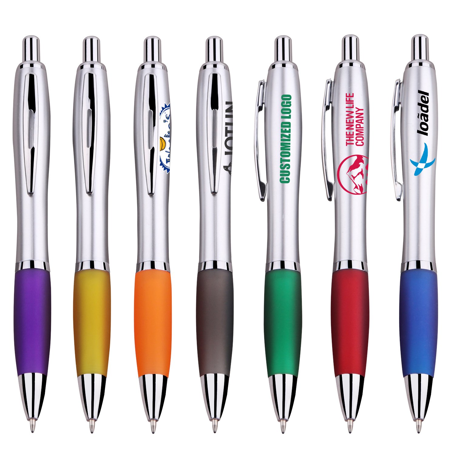 Customized advertising promotional plastic ballpoint pen custom logo printed stylus for gift promotion use