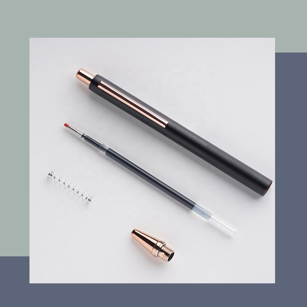 High Quality Luxury Metal Pen With Business OEM Custom Branded Logo Promotional Steel Signature Ballpoint Manufacturers Supplier