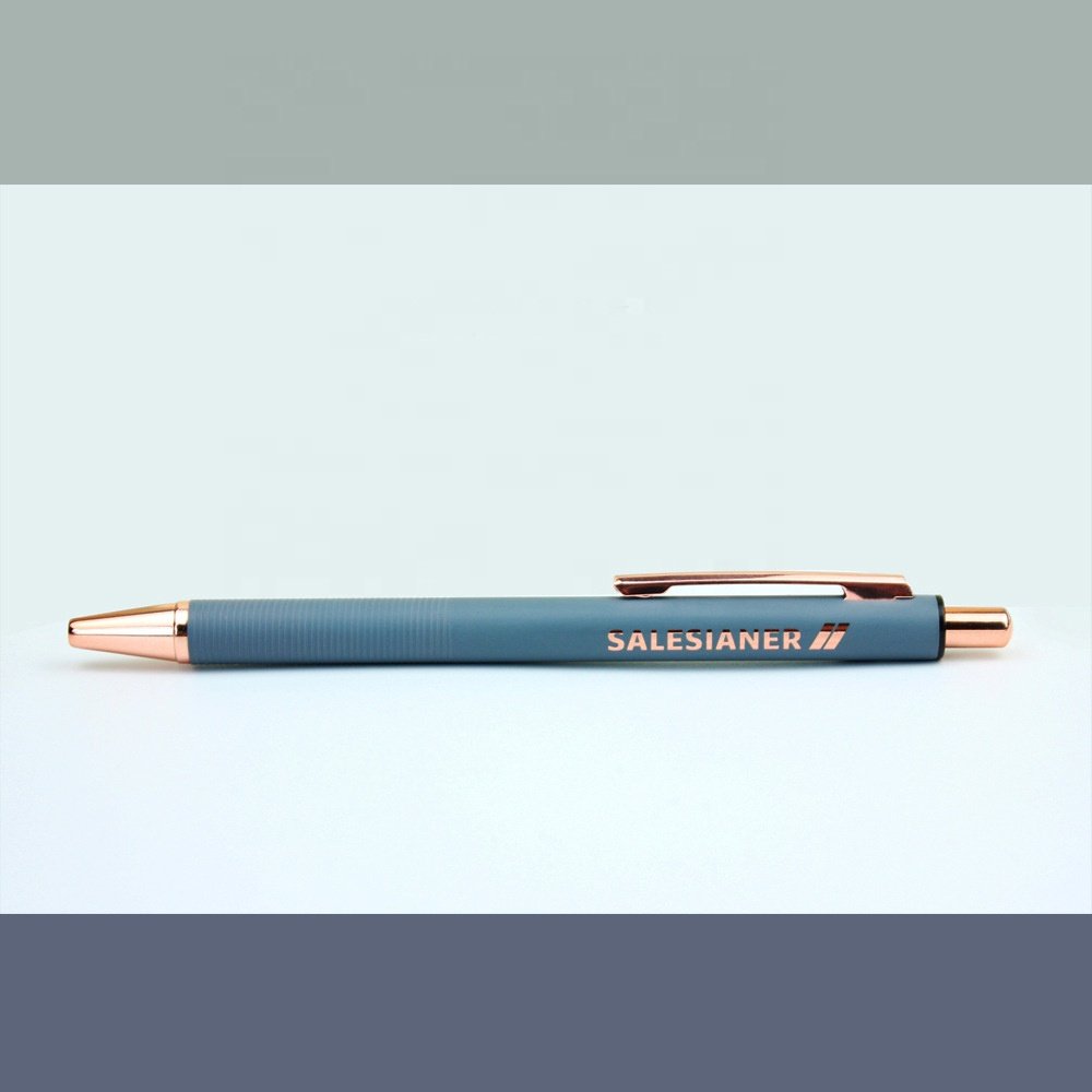 High Quality Luxury Metal Pen With Business OEM Custom Branded Logo Promotional Steel Signature Ballpoint Manufacturers Supplier
