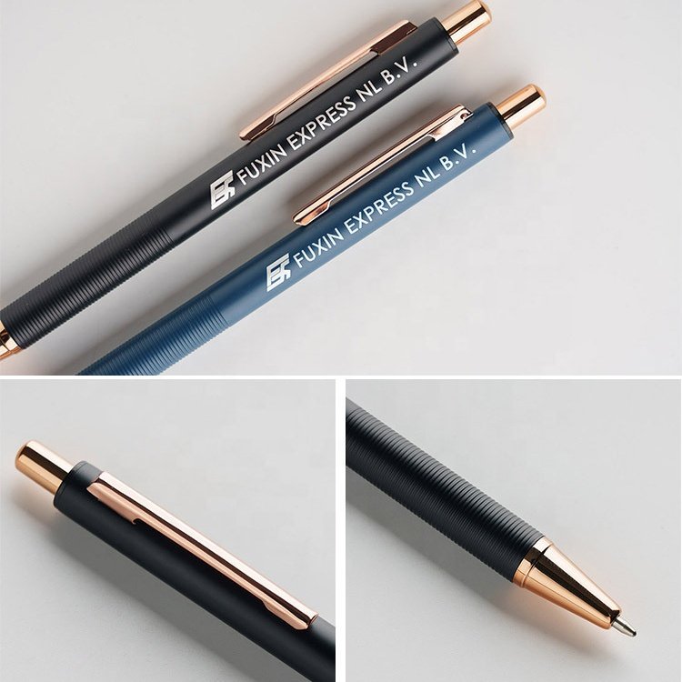 High Quality Luxury Metal Pen With Business OEM Custom Branded Logo Promotional Steel Signature Ballpoint Manufacturers Supplier