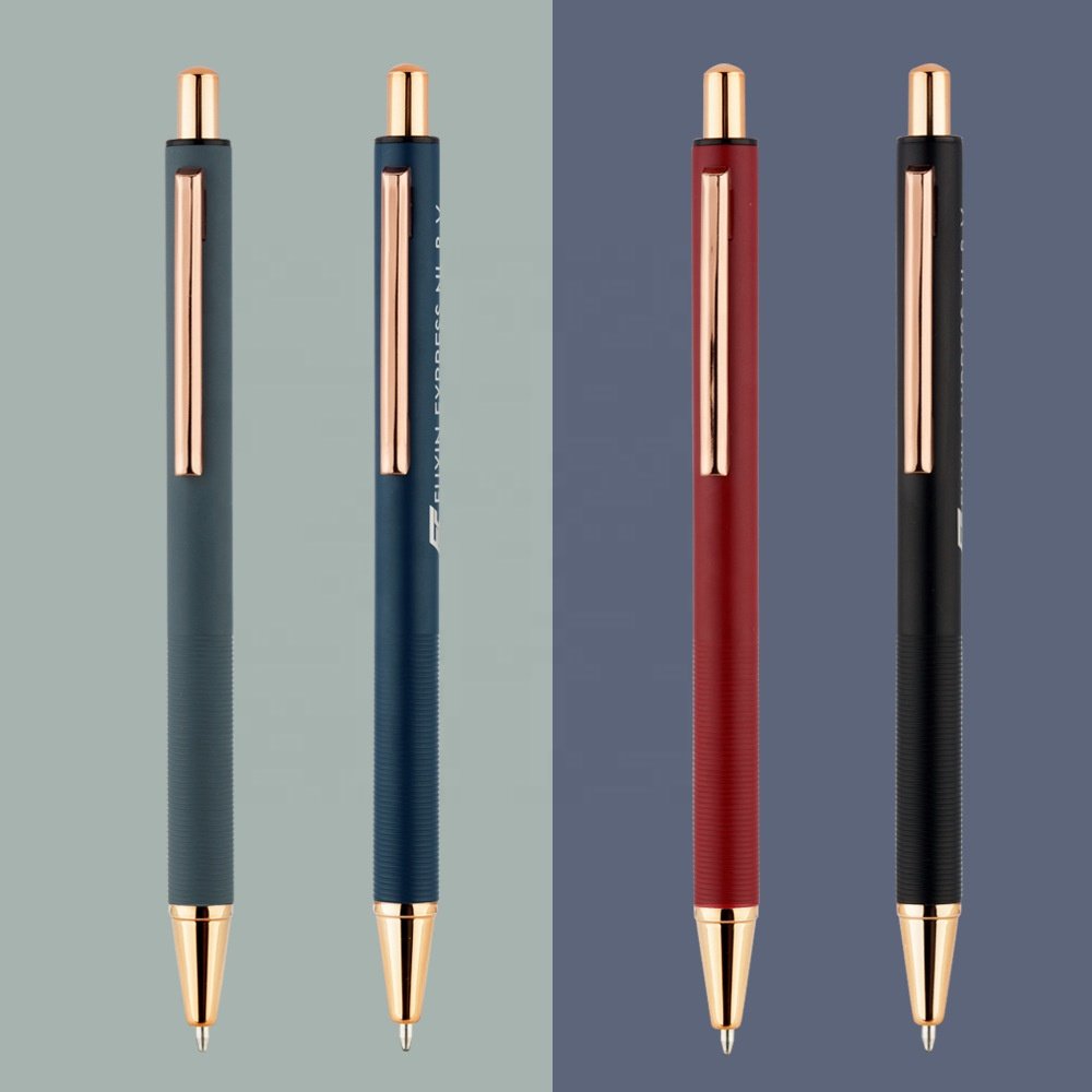High Quality Luxury Metal Pen With Business OEM Custom Branded Logo Promotional Steel Signature Ballpoint Manufacturers Supplier