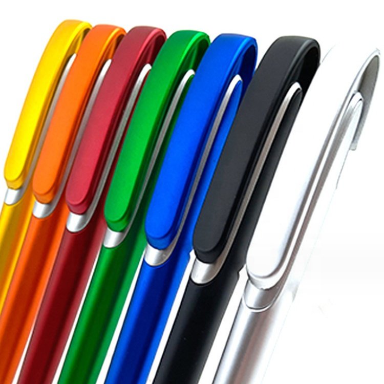 Cheap white blank plastic press ball pen customized sublimation ballpoint pen for office school and promotion supply