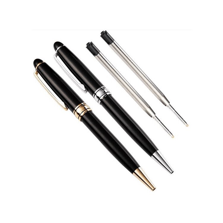 Custom Logo Engraved Classic Metal Ball Pen Hotel Business Gift Twist Ballpoint pen