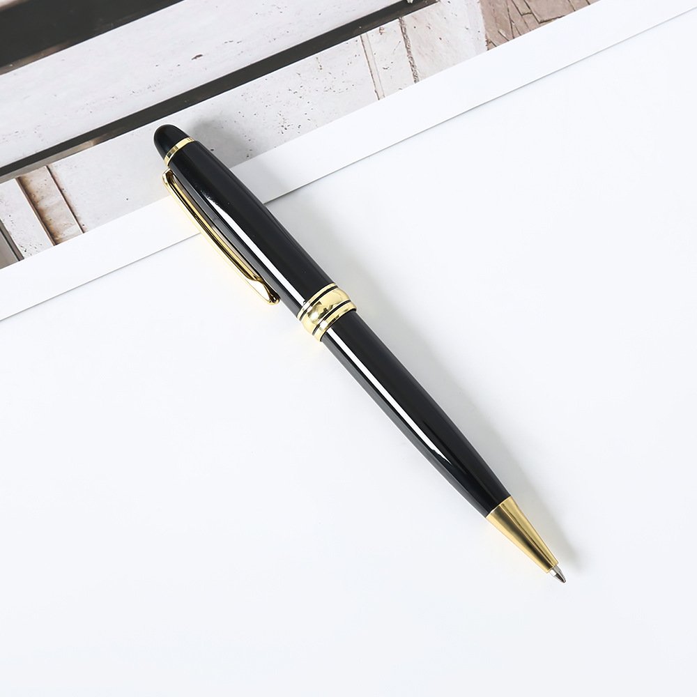 Custom Logo Engraved Classic Metal Ball Pen Hotel Business Gift Twist Ballpoint pen