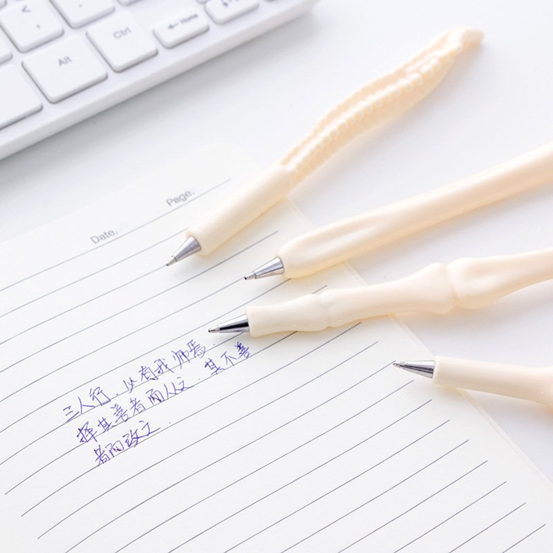 Promotional creative novelty design plastic medical bone shape pen model pen for hospital