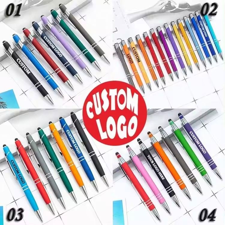 Custom Cheap Gift Classic Slim Series Ballpoint Pens Sublimation Aluminum Pen Metal Ballpoint Pen With Custom Logo