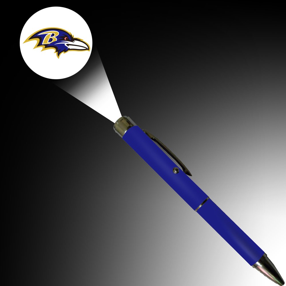 Custom Multi-Function LED Projector Ballpoint Pen Yellow Aluminum Novelty Body with LOGO Projection for Ad Promotional Gifts