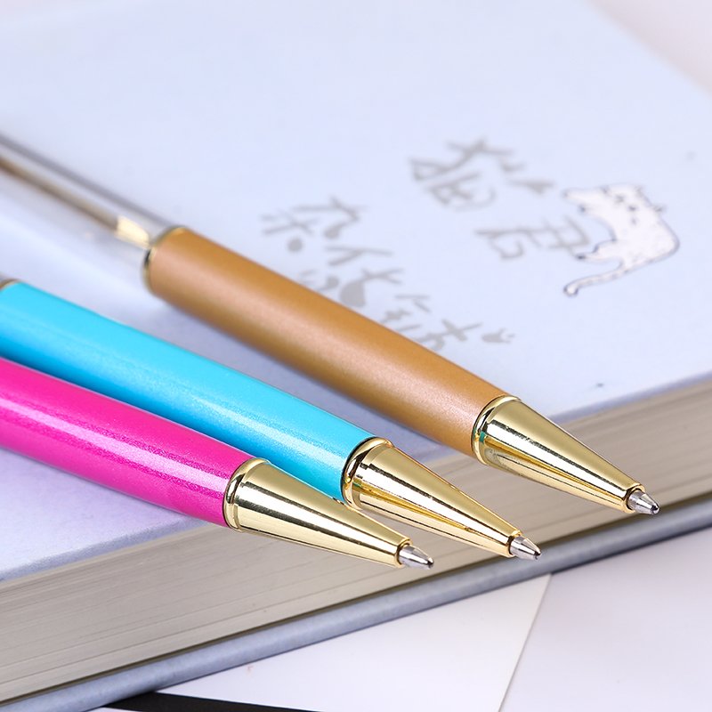 Promotional design pen glitter power shell crystal dry flower diamond filled diy 3D oil pen empty tube herbarium DIY pen