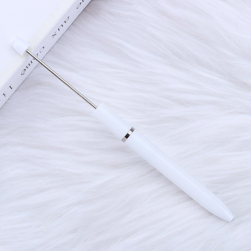 New Design Ballpoint Pens Black Ink Diy Personalized Gift School Office Writing Supplies Stationery Plastic Beaded Pens