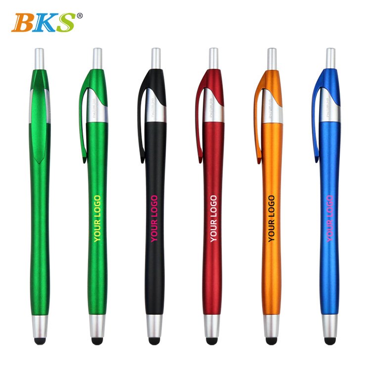 BKS Best Advertising Choose Customized Cheap Colorful Plastic Ballpoint Pen