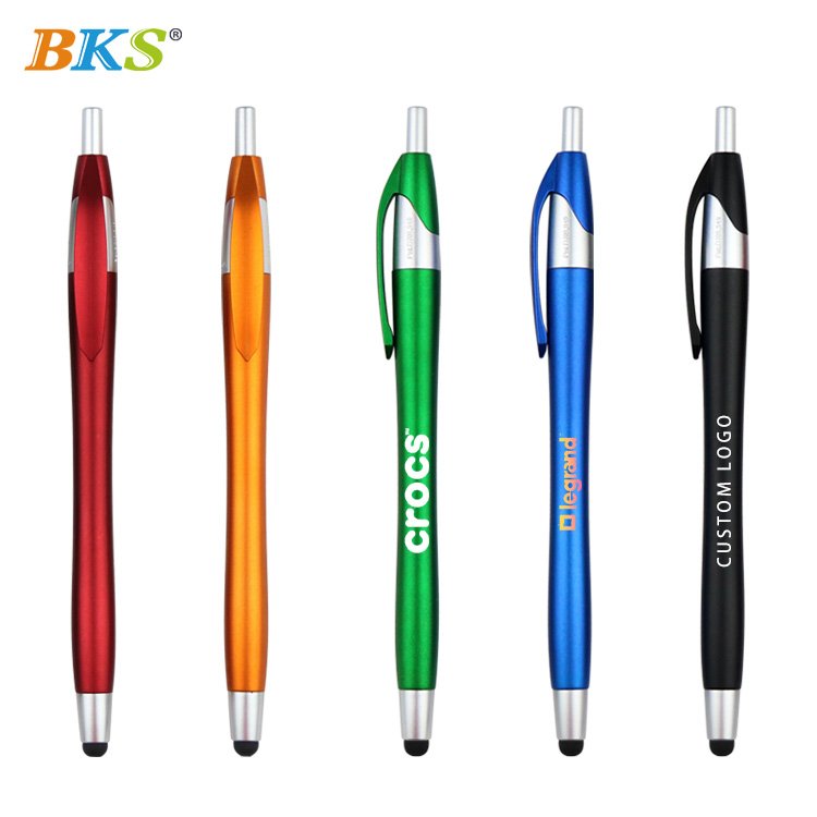 BKS Best Advertising Choose Customized Cheap Colorful Plastic Ballpoint Pen
