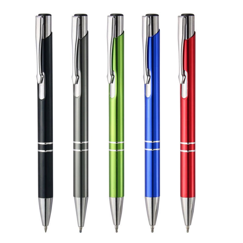 Ballpoint Pen Metal Ball Pen with Custom Logo Printed Wholesale Business Gift Pen Multi Color Office