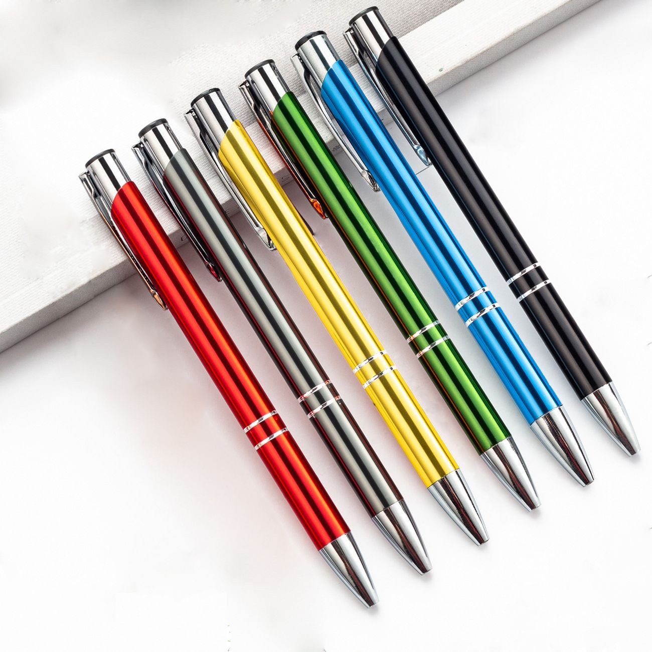 Ballpoint Pen Metal Ball Pen with Custom Logo Printed Wholesale Business Gift Pen Multi Color Office