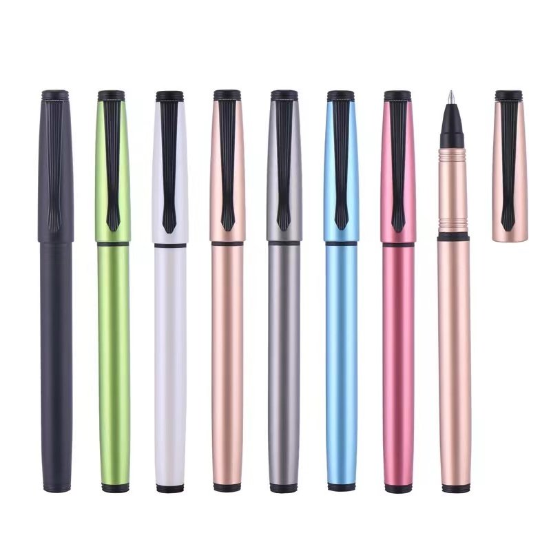 cheap hot promotion promotional cheap plastic gel ink roller ballpoint pens with custom logo