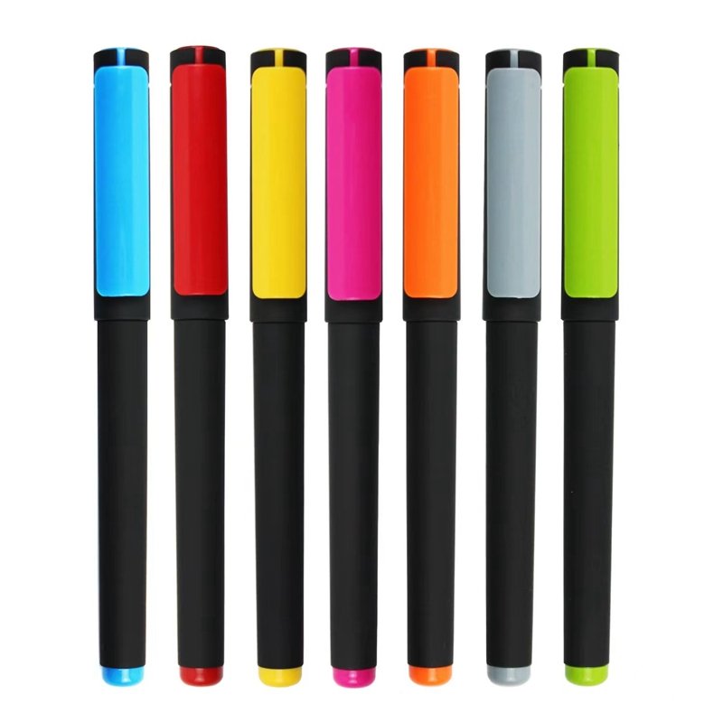 cheap hot promotion promotional cheap plastic gel ink roller ballpoint pens with custom logo