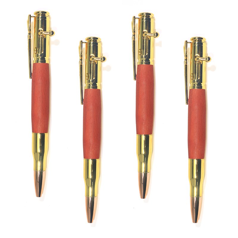 Wholesale creative metal pen press machine gun business ballpoint with custom logo pen