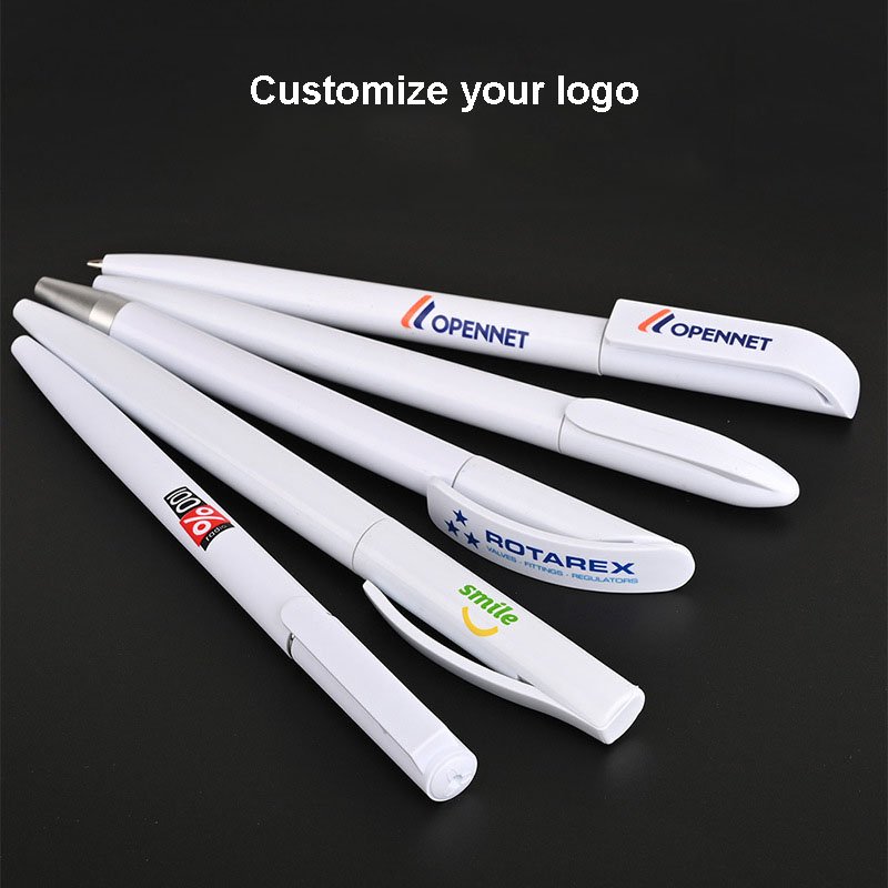 Multicolor twisty Ballpoint Pen plastic Barrel custom logo promotional Writing Pen for hotel advertisement