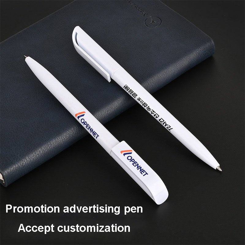Multicolor twisty Ballpoint Pen plastic Barrel custom logo promotional Writing Pen for hotel advertisement