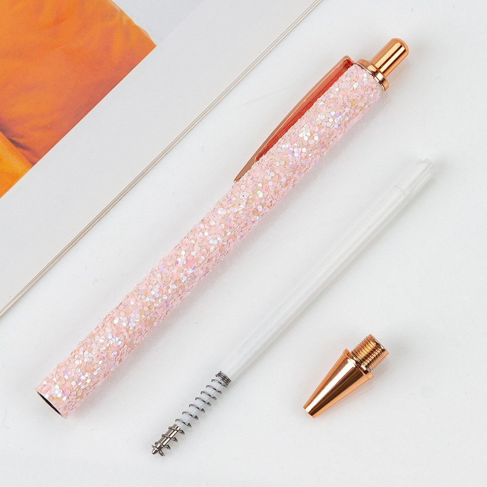 Joytop Customizable Logo Shiny Premium Retractable Multi Color Metal Ballpoint Pens