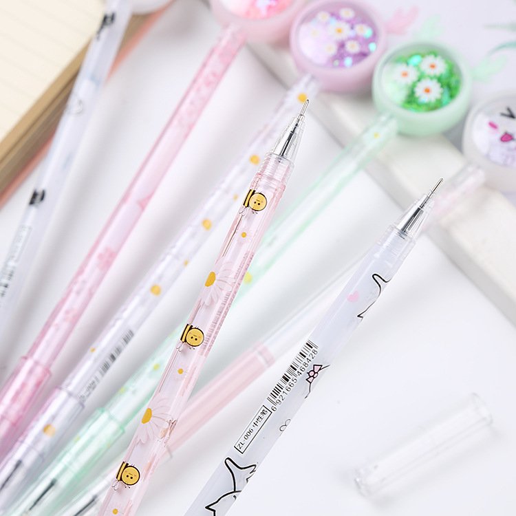 Soododo Cute Animal Shape Student Waterborne Pen High-Appearance Level Glitter Neutral Creative Office Signature Ballpoint Pens