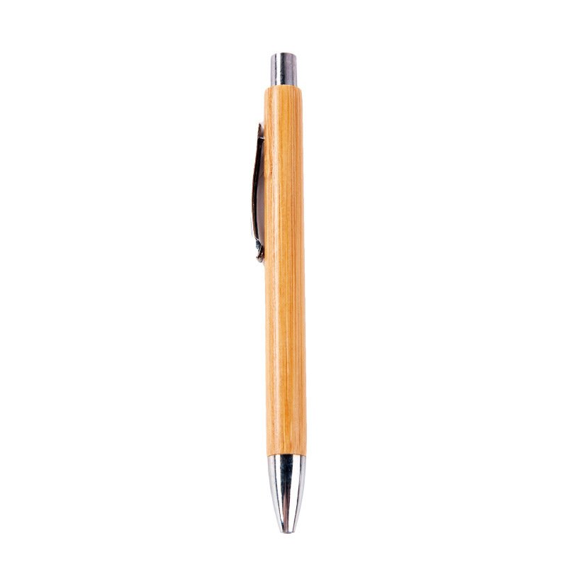 Environmental Promotion office supplies with metal clip customized logo ballpoint pens
