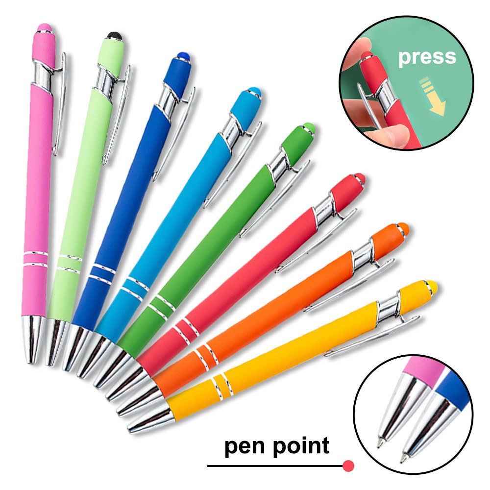 Creative Ballpoint Pens 0.5 Set Blue Ballpen Plastic Custom Manufacturers Bulk Wholesale Luxury Metal Ballpoint Pens With Logo