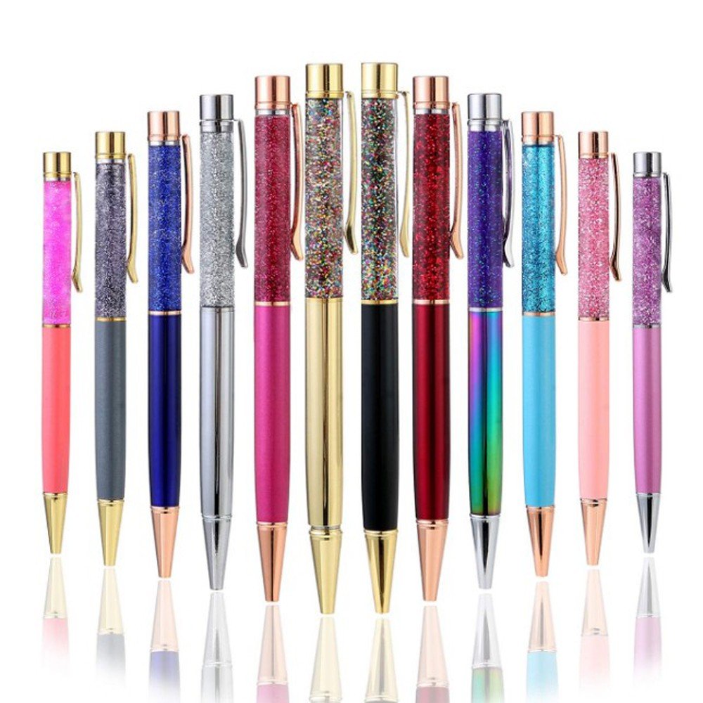 Top Quality Customized Glitter Floating Action Pen Promotional