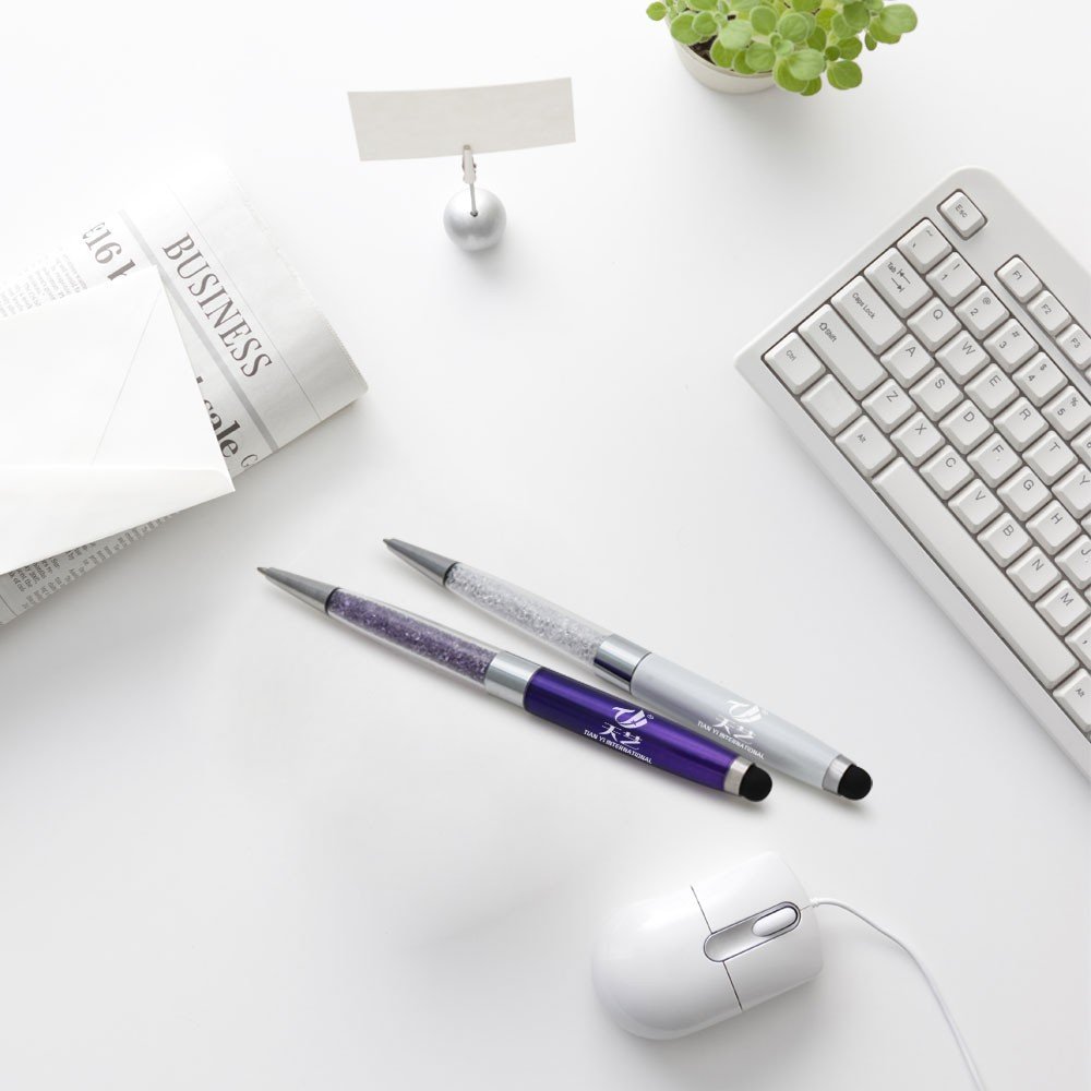 Top Quality Customized Glitter Floating Action Pen Promotional
