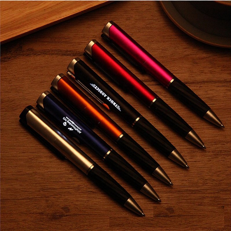 customized Led Laser Light up Ball ballpoint Pen with Rubber Grip-personalized ink light ball pens custom logo engraved