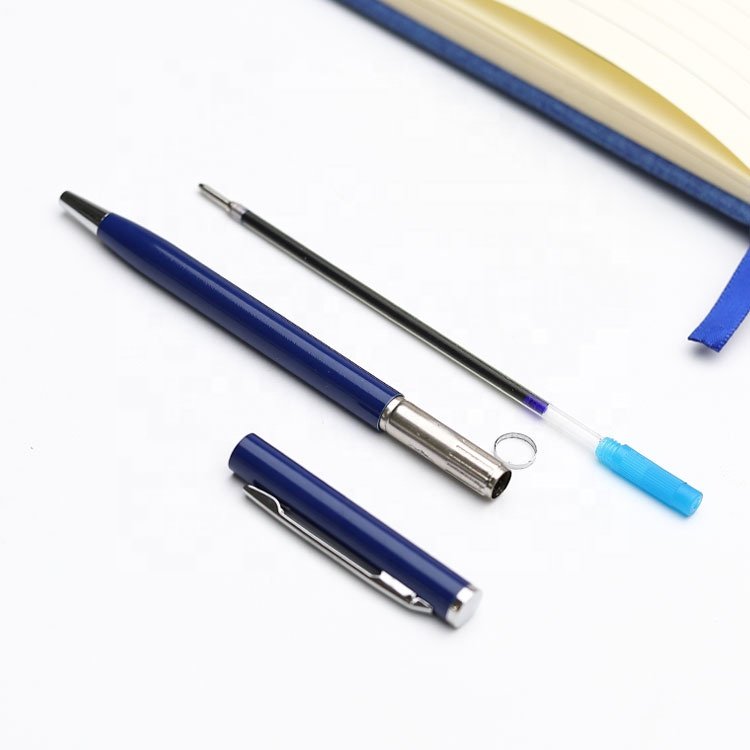 High quality small MOQ metal ballpoint pen with custom logo