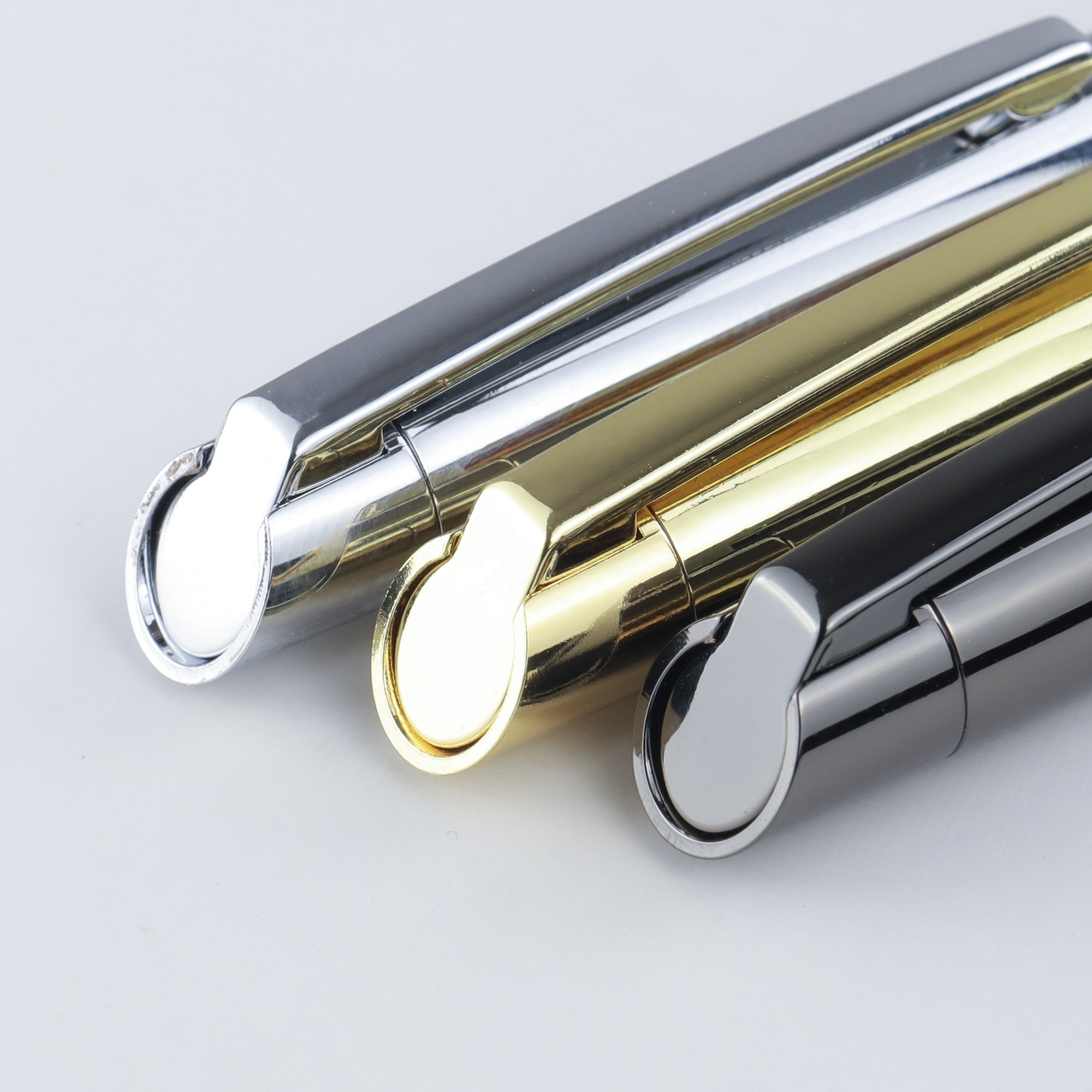 luxury gun black gift pen for men premium metal ballpoint pen with custom logo