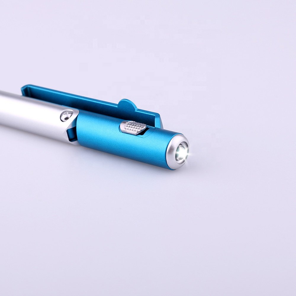 2023 hot-selling best 4 in 1 function light pen touch pen with phone holder printing logo for promotion gift custom logo pen