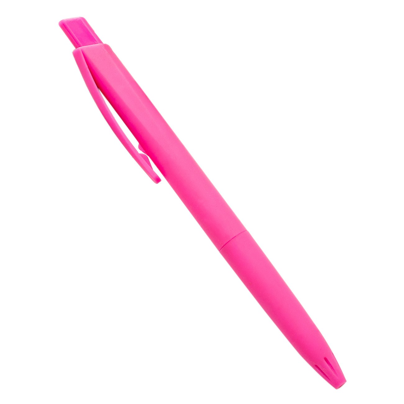 Wholesale 0.7mm Wide Colorful Plastic Rubber Coated Ballpoint Pen Custom Logo Gift Pen for Back to School Stationery