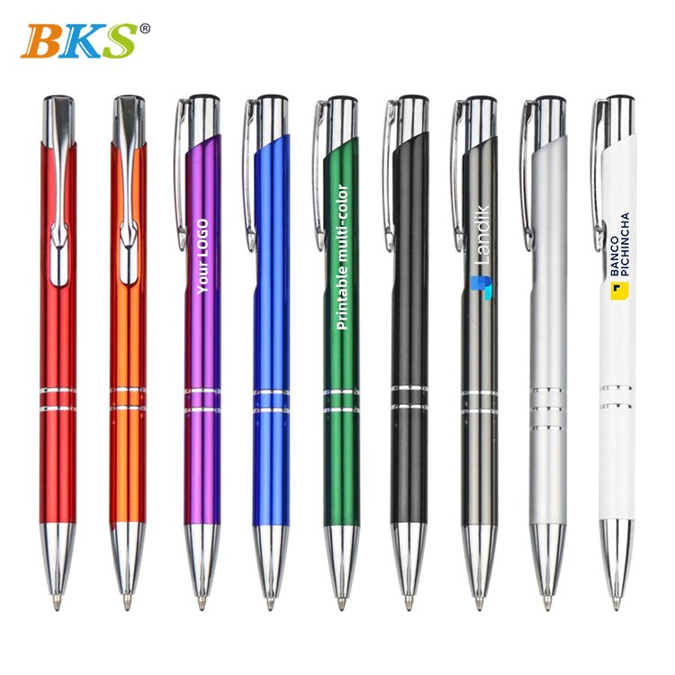 BKS Best Cheap Click Pen Promotional Metal Touch Screen Ballpoint Pens With Customized Logo pens