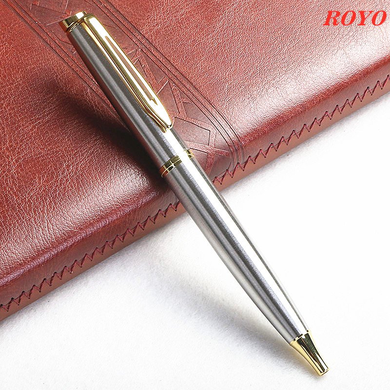 High Quality Customizable Logo Sports Metal 1.0mm Writing Width Ballpoint Pen Factory Wholesale for Advertising Promotions