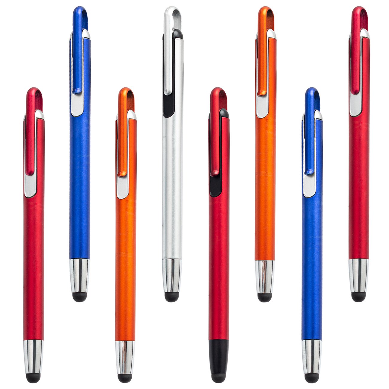 Wholesale Multi-Function Ballpoint Pens Soft Rubber Plastic Touch Screen Bracket Personalized Colorful Stylo Gift Use