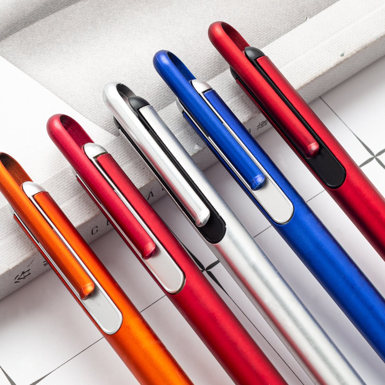Wholesale Multi-Function Ballpoint Pens Soft Rubber Plastic Touch Screen Bracket Personalized Colorful Stylo Gift Use