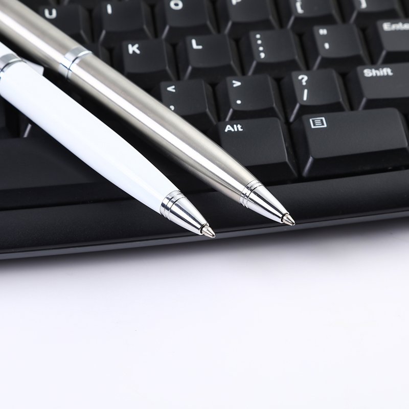 Promotional Office Black Metal Gift Ball Pen with Custom Engraving Logo