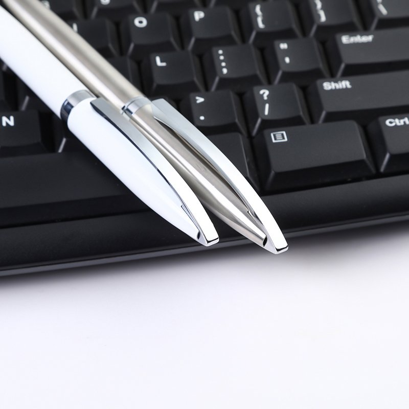 Promotional Office Black Metal Gift Ball Pen with Custom Engraving Logo